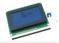 LCD12864A KS0108 5V Xanh Dương